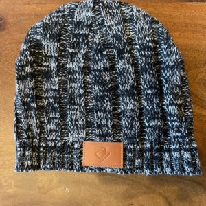 Leather Logo Beanie