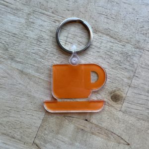 Orange Cup Keychain